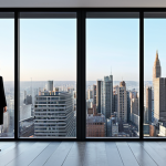 **

"A professional female architect in a modest, stylish business suit, standing in a modern office space with large windows overlooking a cityscape, fully clothed, appropriate attire, safe for work, perfect anatomy, natural proportions, professional photography, high quality, family-friendly."

**